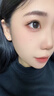 OVOLOOK美瞳半年抛2片黑色大直径自然混血灰色彩色隐形眼镜2024新款 大美目黑14.5mm 550度 实拍图