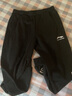 李宁（LI-NING）运动裤男裤子秋冬季卫裤潮流大码束脚裤跑步宽松收口休闲长裤 黑色【棉质秋款-轻柔舒适】 M /170 (105-125斤) 实拍图