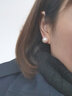 黛米 昭雪 超大颗淡水珍珠耳钉G18K金耳环高级感耳饰附证书圣诞节礼物 11-12mm气质精选/18K金耳钉 实拍图