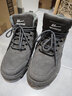 回力 Warrior 高帮加绒男靴时尚百搭休闲鞋户外男鞋雪地靴 WXP(WZ)-0210 深灰 42 实拍图