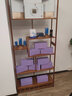 藤印象新中式博古架茶室置物架茶叶展示柜非实木隔断多宝阁客厅摆件架子 六层80cm围栏款【实物非图1】 实拍图