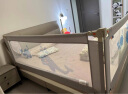M-CASTLE床围栏婴儿童床上防摔床护栏宝宝床边防掉床挡板防窒息床围挡 奶咖2.0米/单面装 实拍图