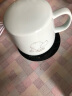 小熊（Bear）保温杯垫电热杯垫陶瓷杯 恒温加热器 暖杯器办公室茶座暖奶器 暖暖杯 生日礼物送女友老婆 杯垫+陶瓷杯+勺子 DRBD-A16B1 0.3L 实拍图