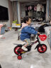 小龙哈彼儿童自行车 2-3-4岁儿童平衡车自行车 男女通用带辅助轮脚踏车 N307【红黑色】 实拍图