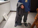 真维斯（Jeanswest）真维斯儿童外套男童女童毛绒保暖上衣中大童秋冬新款美拉德童装潮 猫咪灰 150 实拍图