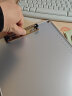 得力(deli)A4书写板夹 金属强力夹塑料文件夹 多功能写字垫板 试卷收纳  银色 64504 实拍图