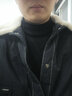 真维斯（JEANSWEST）毛衣男秋冬新款针织衫青少年针线衫内搭保暖百搭纯色打底衫毛线衫 黑色（加绒高领） L (推荐110-130斤) 实拍图