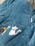 南极人（Nan Ji ren）冬季加厚抱枕被子两用午睡牛奶绒枕头被汽车载靠枕办公室沙发靠垫 猫咪家族-蓝色【加厚牛奶绒】 小号40cm打开110*150cm(2斤) 实拍图