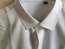 杉杉【30%莫代尔】衬衫长袖春秋柔软抗皱不起球不沾毛商务休闲衬衣 实拍图