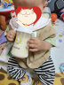 可可萌（COCOME）咕噜PPSU硅胶吸管奶瓶儿童1岁以上大宝宝带手柄喝水杯280ML珍珠白 实拍图