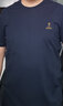 诺帝卡（NAUTICA）【单件直降】男装夏季款无忧搭休闲男女同款纯棉短袖T恤TE2101 4NV藏青 XL 实拍图