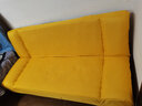 骁诺沙发客厅折叠沙发床两用小户型简易出租房布艺沙发卧室懒人沙发 芒果黄【加宽加厚海绵】 1.5米双人位 实拍图