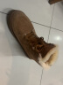 AU&MU澳洲冬季羊皮毛一体雪地靴女保暖防滑加绒棉鞋男女士大码短筒靴子 1920栗色 42 晒单实拍图