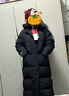 思凯乐（SCALER）【鹅元帅900蓬pro】高蓬羽绒服男户外加厚长款大鹅绒外套女极寒衣 【黑色女】900蓬鹅绒PRO S 实拍图