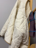 蕉下（beneunder）外套女户外气绒秋冬可收帽运动弹力棉服CL236藤雾灰M 实拍图