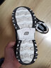 Skechers斯凯奇学生童鞋熊猫鞋男女童运动鞋老爹鞋魔术贴休闲跑鞋996212L 实拍图