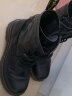百丽马丁靴女商场同款复古柔软肌理感休闲短靴加绒BCX60DZ3 黑色-单里 35 晒单实拍图