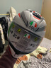 AGV K5S摩托车双镜片头盔机车跑盔男女骑行全盔四季通用安全帽3C PLASMA WHITE BLACK/RED L（适合58-59头围） 实拍图