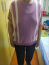 俞兆林（YUZHAOLIN）母亲节妈妈夏装套装中老年女装时尚休闲老人针织衫上衣半袖两件套 皮粉（单上衣） 2XL （100-120斤） 实拍图