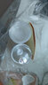 趣氧森30套一次性布丁杯带盖甜品双皮奶杯酸奶果冻汤碗冰粉碗奶茶打包盒 球盖30套250毫升杯+贴纸+勺子 实拍图