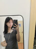 棉致小个子茶歇法式方领连衣裙女夏季新款梨形甜妹穿搭长裙子 C1L41293灰色【高品质41】 M 90-110斤 实拍图
