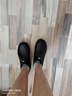 汐鲤 夏季时尚雨鞋男低帮防水鞋女短筒雨靴厨房工作套鞋钓鱼洗车胶鞋 纯黑色 43 实拍图