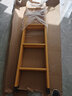 奥誉 加厚工程梯关节直马两用梯折叠装修扶梯攀爬移动扶梯人字梯梯子 加宽加厚人字梯1.5米（黄颜色） 实拍图