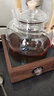 忆壶茶电陶炉小型煮茶器家用大功率静音烧水炉电热炉多功能新款蒸煮茶炉 胡桃木小方炉+雅茗煮茶壶1L 实拍图
