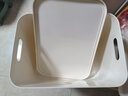 美煮妇带盖收纳箱家用收纳厨房收纳盒杂物整理盒桌面储物零食玩具塑料筐 象牙白【中号】加厚款 实拍图