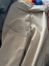卓贝欣孕妇裤子秋冬季外穿毛呢裤加绒加厚直筒裤托腹长裤哈伦裤秋冬装 卡其色（春秋款不加绒） M 90-110斤 实拍图