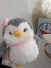 若兮可爱小企鹅公仔玩偶床上娃娃儿童毛绒玩具男女生生日礼物新年女孩 企鹅妹妹25cm【品质填充棉】 实拍图