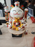 吉猫堂 招财猫桌面摆件潮玩摆件店铺开业礼品电动摇手家居乔迁公司前台 实拍图
