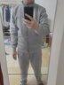 Meloban【三件套】春秋款男士卫衣运动套装秋冬两件套装外套休闲运动服男 浅灰【外套+长裤】两件套 3XL【建议145-155斤以下】 实拍图