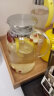 青苹果茶壶冷水壶凉水壶 耐热玻璃冷热水壶 花茶壶果汁壶1.8升大容量 晒单实拍图