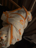 ibaby【严选桑蚕丝】恒温宝宝睡袋婴儿夏季薄款双层五分袖分腿睡袋防踢 天鹅莲塘(适用温度28-32℃) 【100码】建议身高90-100cm 实拍图