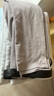 真维斯（Jeanswest）休闲裤男士秋冬季新款2025宽松直筒纯棉舒适透气时尚百搭长裤子男 浅灰+卡其 33 码(2尺6) 实拍图