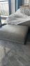 顾家家居（KUKA）现代轻奢真皮小户型头层牛皮沙发客厅家具1105 1105深空灰 凳 实拍图