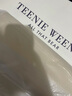 Teenie Weenie单肩包包小熊七夕情人节礼物通勤大容量手提托特斜挎包 白杏色 实拍图