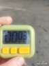 拜杰计时器厨房计时器儿童电子学习闹钟自律时间管理器计时工具 绿色 实拍图