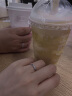 珍尚银【中国黄金】银戒指情侣戒指一对戒520情人节礼物生日送女友老婆 实拍图