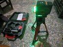 德力西电气进口室外红外线水平仪高精度强光细线自动调平激光户外绿蓝12线 绿光8线双电+上墙架+底座+脚架 实拍图