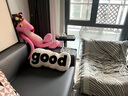 睿爸ins风创意GOOD长条抱枕E花朵靠垫客厅沙发装饰床上搂睡夹腿腰靠坐 白色good抱枕 good抱枕65*30厘米 实拍图