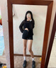 FILA 斐乐官方LAVA女鞋夏季帆布鞋休闲鞋板鞋小白鞋运动鞋黑色鞋子 黑色-BK 36.5 实拍图