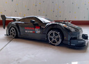 康密尔专业rc遥控车四驱高速漂移赛车儿童竞速比赛玩具跑车成人汽车模型 GTR黑【无极变速+车灯+可调速】 两块电池【续航80分钟】 实拍图