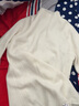 帕什羊绒衫女100%山羊绒半高领修身显瘦秋冬针织毛衣 ps-07 本白 L (105-125斤) 实拍图