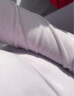 婧麒（JOYNCLEON）哺乳秋衣秋裤套装孕妇产后保暖内衣喂奶磨绒月子服打底衫 紫色 L 实拍图