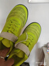 卡尔美（KELME）儿童足球鞋魔术贴免系带碎钉TF透气学生球鞋6873003 荧光绿 34 实拍图