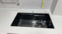 奈田（NTNO）厨房水槽洗菜盆一体盆大单槽纳米304不锈钢阶梯洗碗槽手工洗菜池 68*46B-抽拉龙头 实拍图