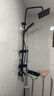 尊驰（ZUNCHI）卫浴淋浴花洒套装全套枪灰色龙头自洁增压四档手持喷头淋雨淋浴器 【枪灰钢琴按键 控温增压雨淋 】 实拍图