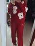 ubras有钱花半边绒情侣家居服套装男女同款睡衣秋冬本命年送礼红XXL 实拍图